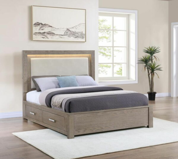 Kenora - LED Storage Bed - Image 34