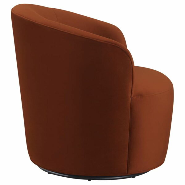 Joyce - Upholstered Barrel Back Swivel Chair - Image 15