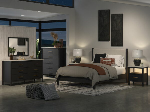 Cadmori - Upholstered Panel Bed - Image 30