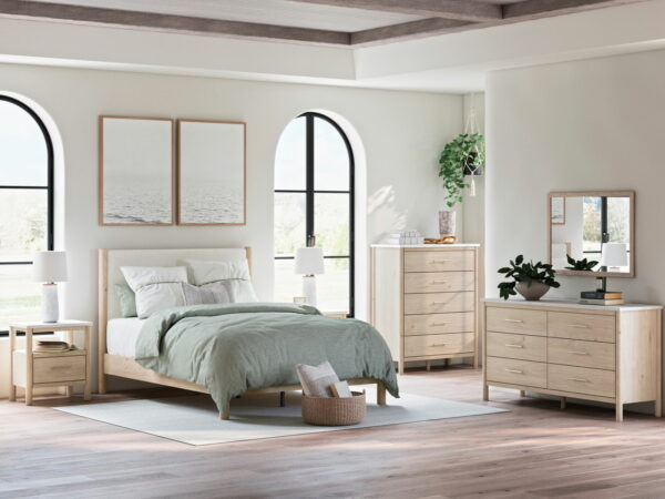 Cadmori - Upholstered Panel Bed - Image 43