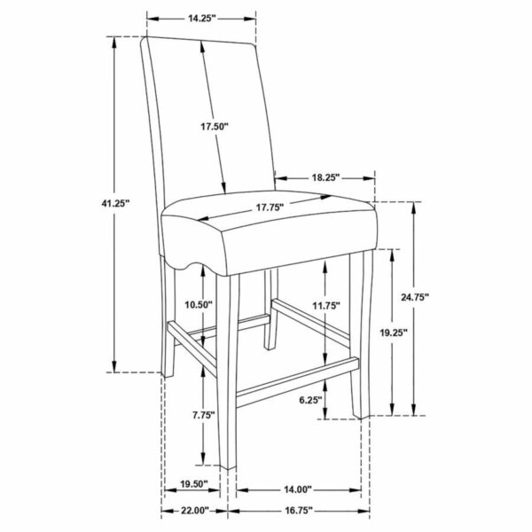 Stanton - Square Counter Height Dining Table Set - Image 7
