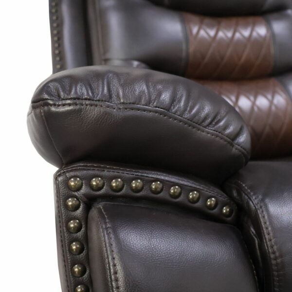 Nikko - Glider Recliner With Power Footrest - Brown - Image 3