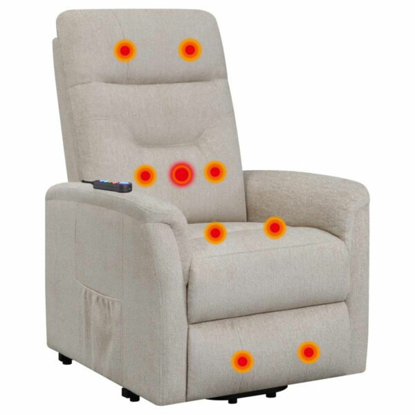 Henrietta - Upholstered Power Lift Massage Chair - Image 10