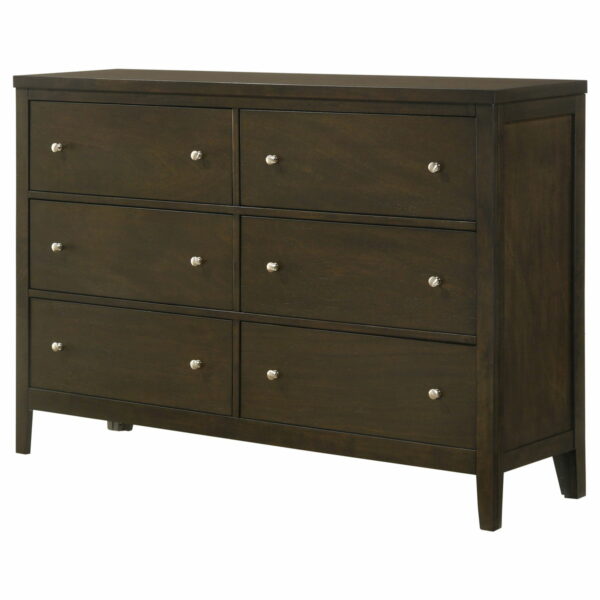 Wilkes - 6-Drawer Dresser Cabinet - Dark Cocoa - Image 6