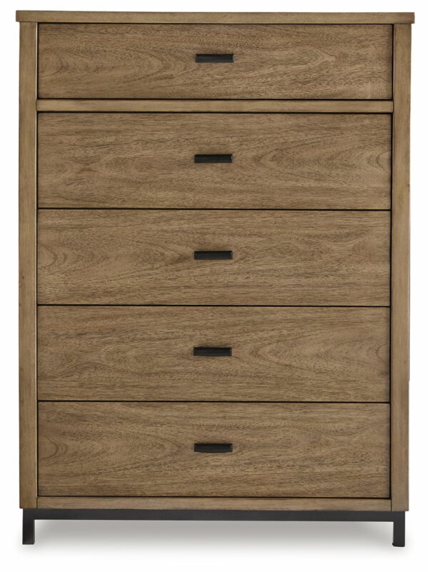 Tomtyn - Light Brown - Five Drawer Chest - Image 4