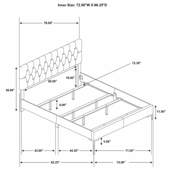 Kendall - Panel Upholstered Bed - Image 42