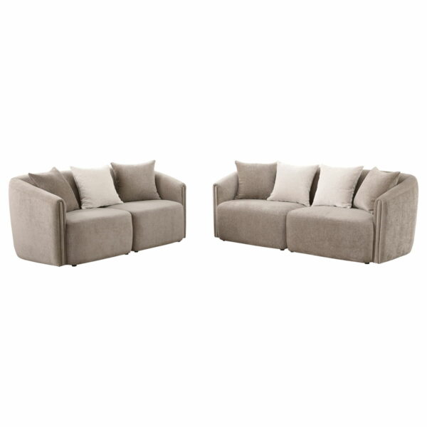 Townsend - Chenille Upholstered Sofa Set - Image 24