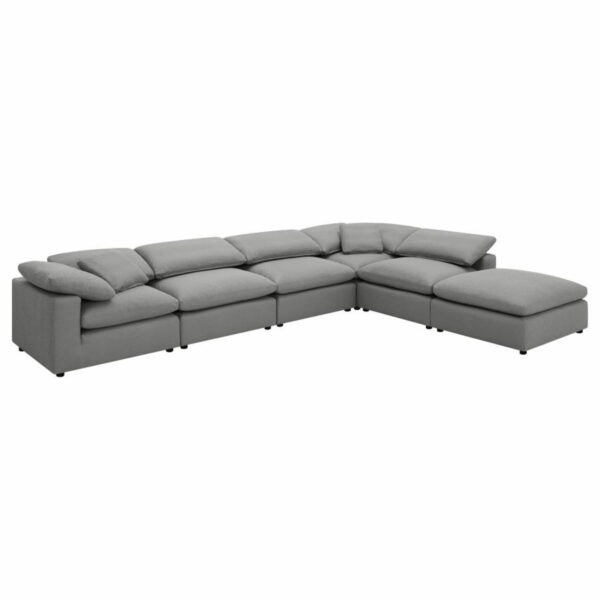 Raleigh - Boucle Upholstered Modular Sectional - Image 4