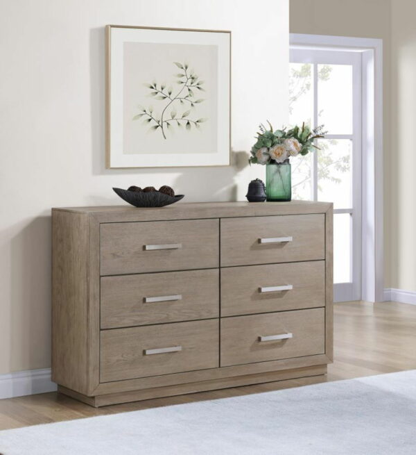 Kenora - 6-Drawer Dresser - Barley Brown - Image 7