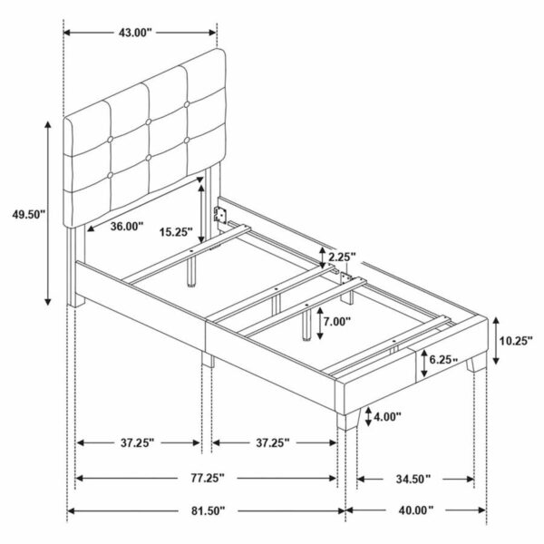 Mapes - Upholstered Panel Bed - Image 15