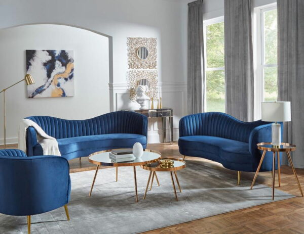 Sophia - Upholstered Channel Tufted Sofa - Image 5