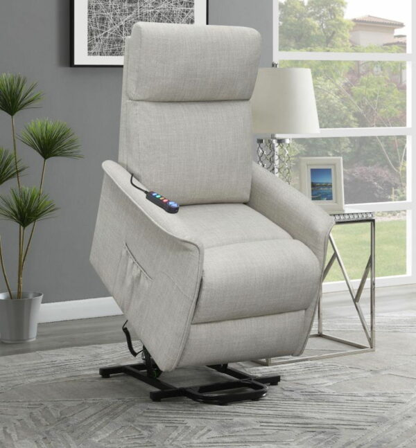 Herrera - Upholstered Power Lift Massage Chair - Image 5
