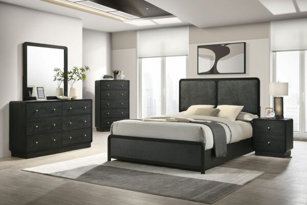 Cavelle - 5-Drawer Chest Of Drawers - Black - Image 4