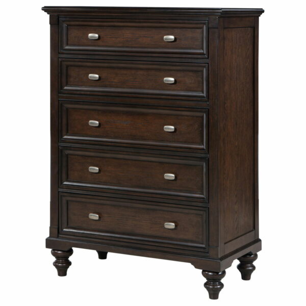 Andover - 5-Drawer Chest Of Drawers - Dark Oak - Image 5
