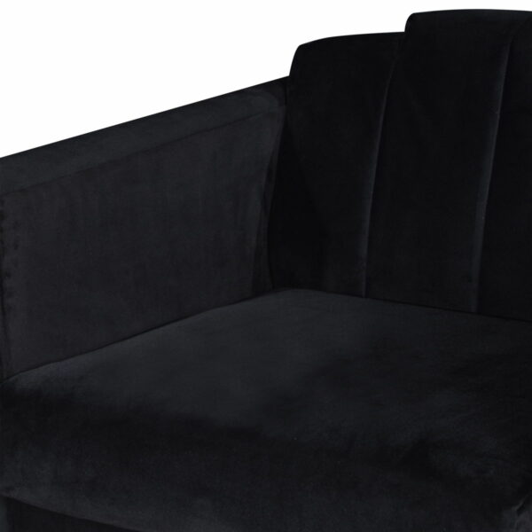 Empire - Lighted Loveseat - Black - Image 6