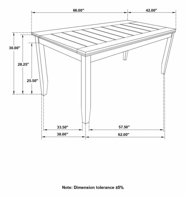 Dalila - Rectangular Dining Table Set - Image 3