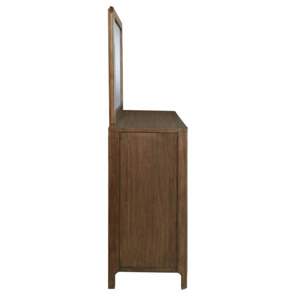 Maderia - 8-Drawer Dresser And Mirror - Walnut - Image 11