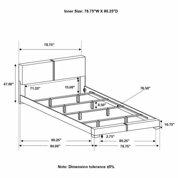 Conner - Upholstered Panel Bed - Image 4