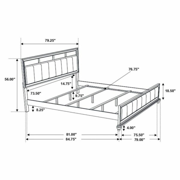 Barzini - Wood Panel Bed - Image 12