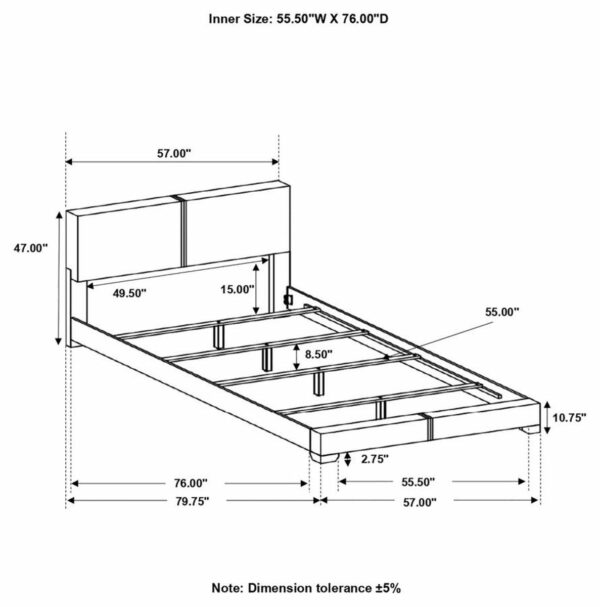Conner - Upholstered Panel Bed - Image 26