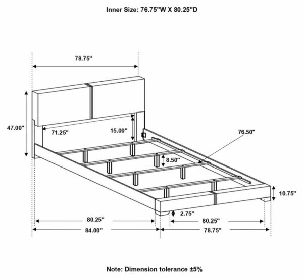 Conner - Upholstered Panel Bed - Image 15
