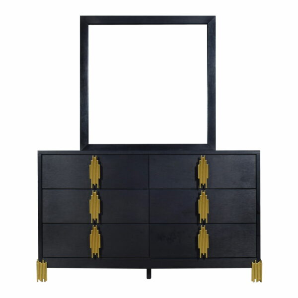 Empire - Dresser & Mirror - Black - Image 5