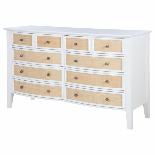 Bexhill - 10-Drawer Dresser Cabinet - White - Image 6