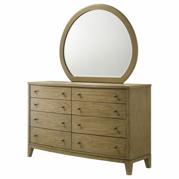 Granada - 8-Drawer Dresser And Mirror - Natural Pine - Image 12