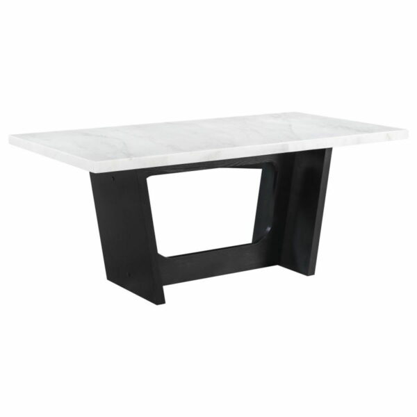 Sherry - Rectangular Marble Top Dining Table Set - Image 12