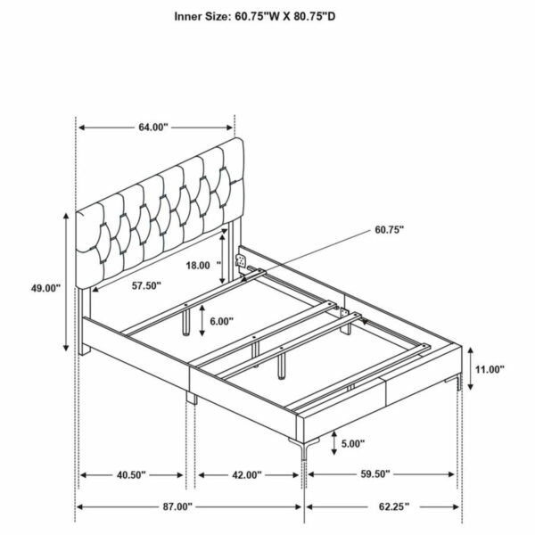 Kendall - Panel Upholstered Bed - Image 29