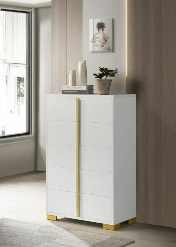 Marceline - 5-Drawer Bedroom Chest - Image 2