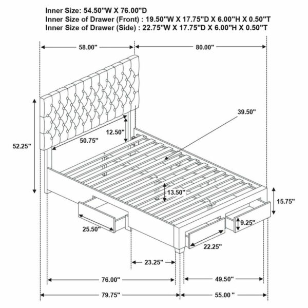 Soledad - Upholstered Storage Panel Bed - Image 9