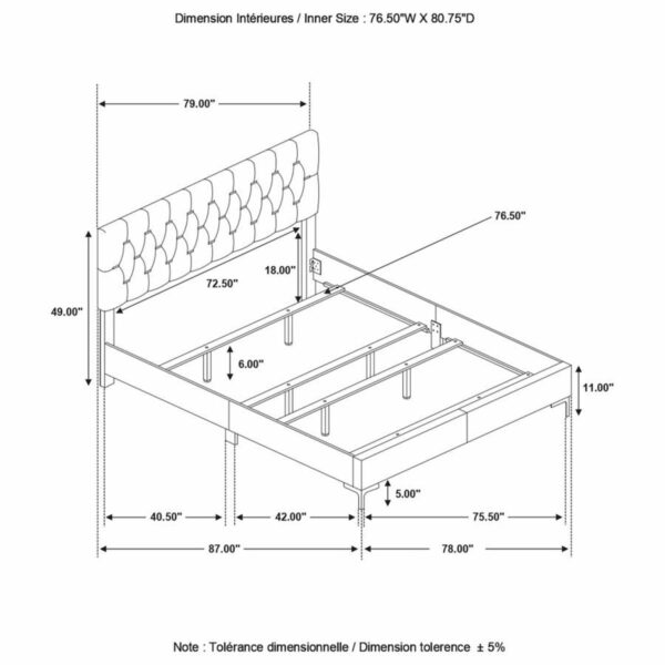 Kendall - Panel Upholstered Bed - Image 40