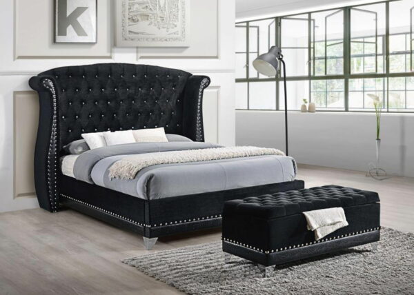 Barzini - Upholstered Wingback Bed - Image 15