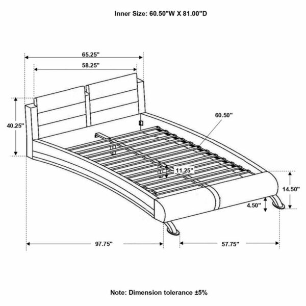 Jeremaine - Upholstered Sleigh Bed - Image 7