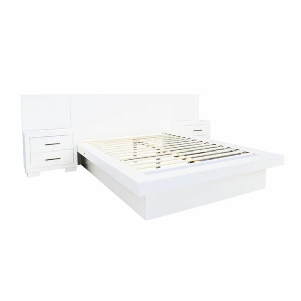 Jessica - Wood LED Panel Bed - Image 5