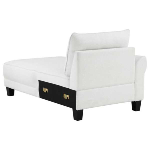 Caspian - Upholstered Curved Arm Chaise Sectional Sofa - Image 10