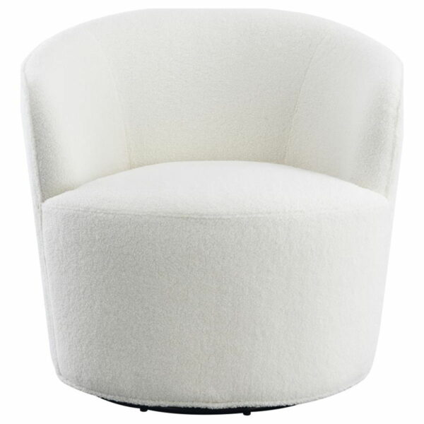 Joyce - Upholstered Barrel Back Swivel Chair - Image 9