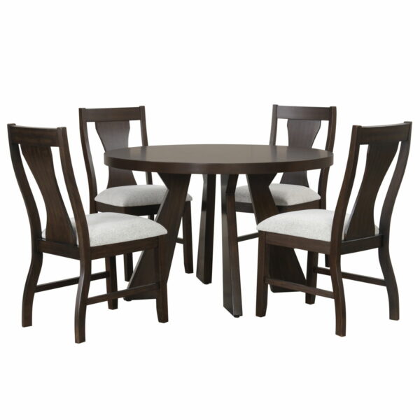 Chestnut Ridge - 5 Piece Dining Room Set - Image 8