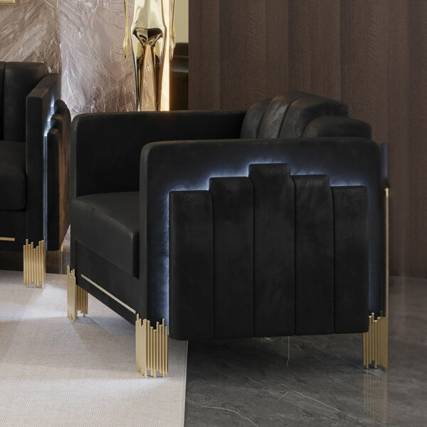 Empire - Lighted Chair - Black - Image 8