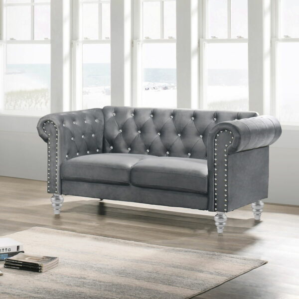 Emma - Crystal Loveseat - Image 8