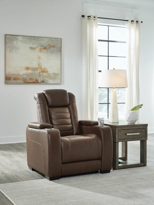 High Impact - Tobacco - Power Recliner / Adj Headrest - Image 7