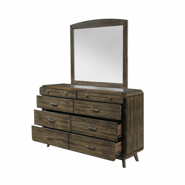 Rex - Dresser & Mirror - Brown - Image 2