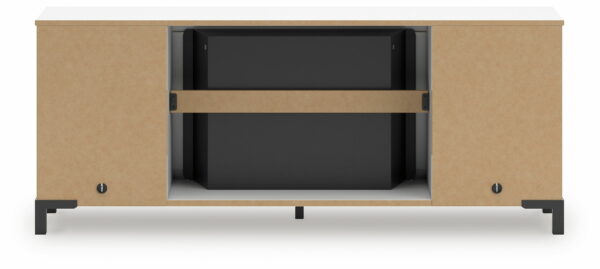 Brollevi - White - TV Stand With Fireplace - Image 9