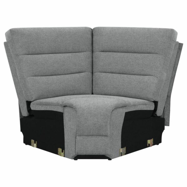 David - Upholstered Reclining Sectional Sofa - Smoke - Image 9