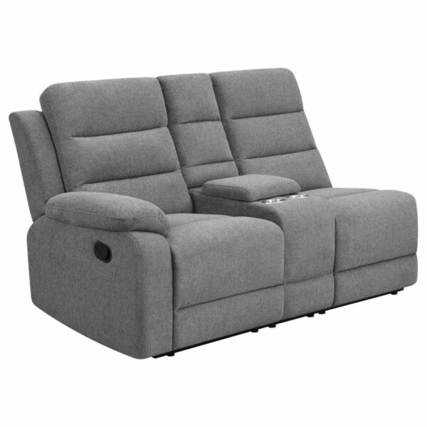 David - Upholstered Reclining Sectional Sofa - Smoke - Image 2