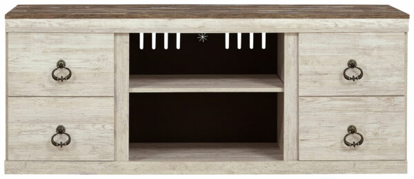 Willowton - TV Stand With Fireplace Option - Image 7