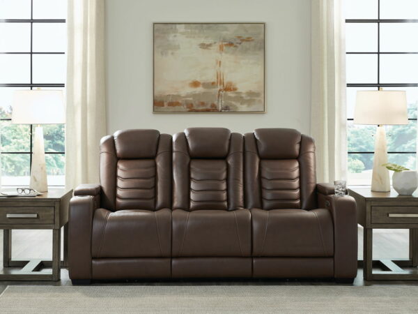 High Impact - Tobacco - Power Reclining Sofa / Adj Headrest - Image 14