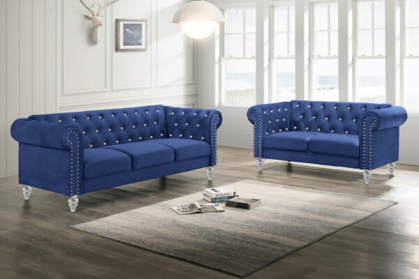 Emma - Crystal Loveseat - Image 3