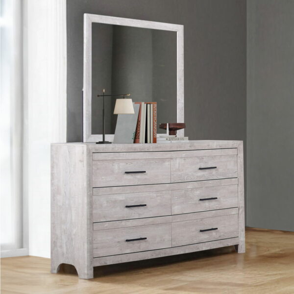 Biscayne - Dresser & Mirror - Gray - Image 6